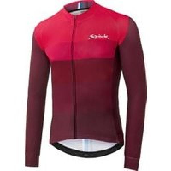 spiuk boreas bordeaux long sleeve jersey