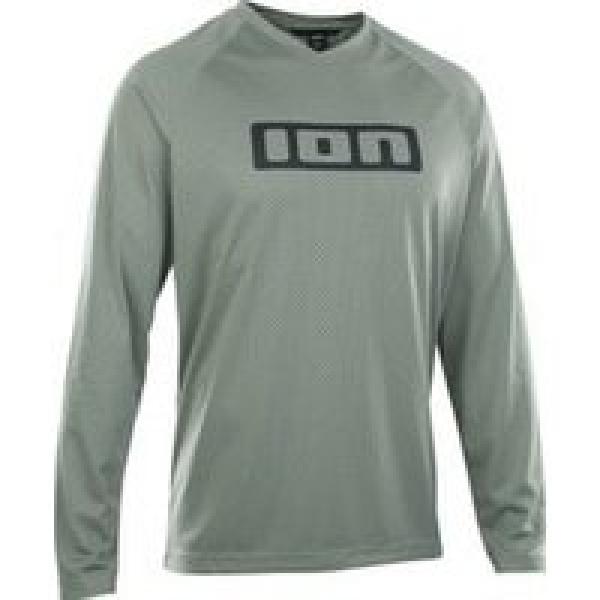 ion logo mtb long sleeve jersey lichtgroen