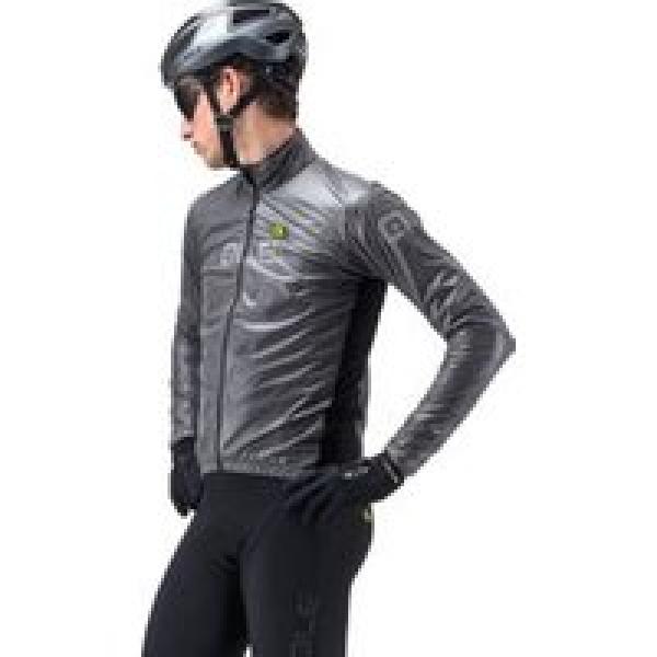 ale guscio long sleeve jacket black reflective