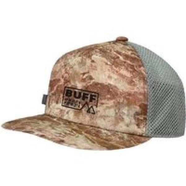 unisex buff pack trucker kam copper grey beige cap