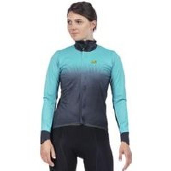 ale women s long sleeve jacket gradient blue black