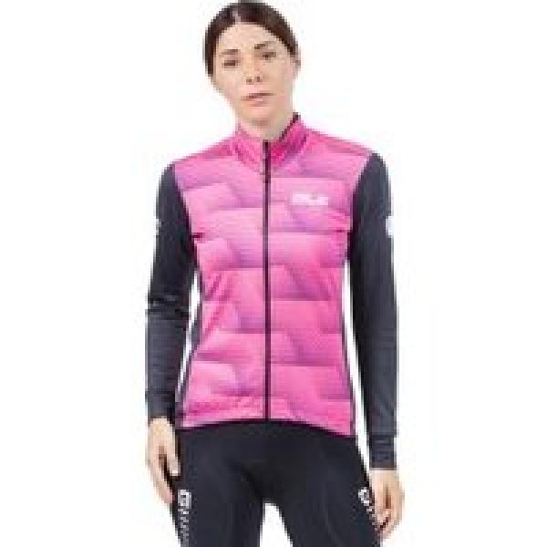 ale sharp women s long sleeve jacket fluo pink