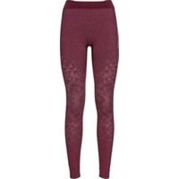 odlo kinship performance wool warm red women s long tights