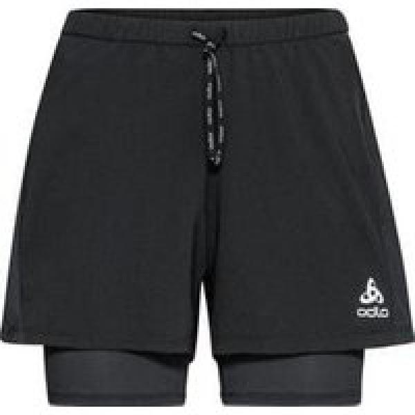 odlo essential 3in black women s 2 in 1 short