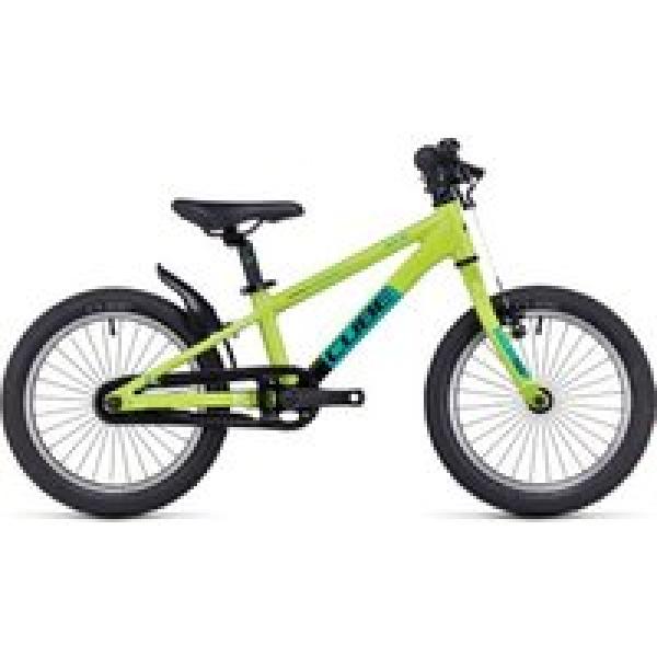 cube cubie 160 rt kids mtb single speed 16 groen 2023 3 5 jaar oud