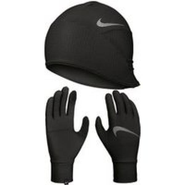 nike essential running beanie handschoenen zwart dames