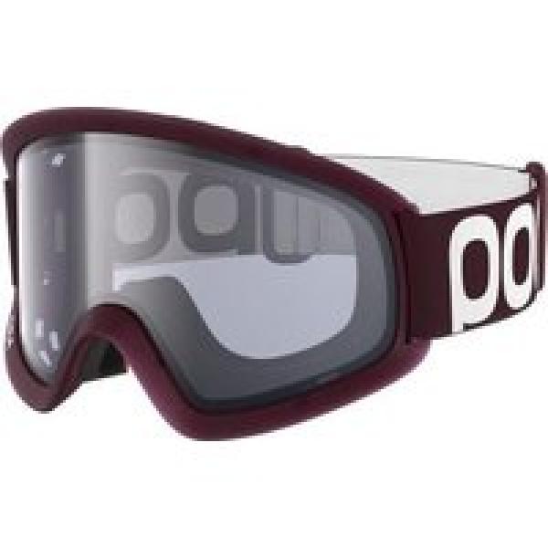 poc ora garnet red translucent goggle