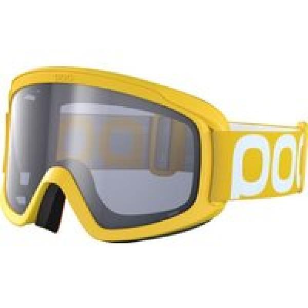 poc opsin mtb yellow goggle grey lens