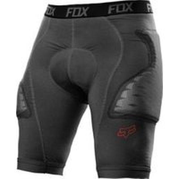 fox titan race protective under shorts dark grey