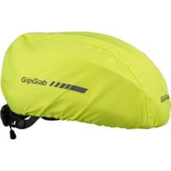 gripgrab hi vis helm regenbeschermer fluorescerend geel