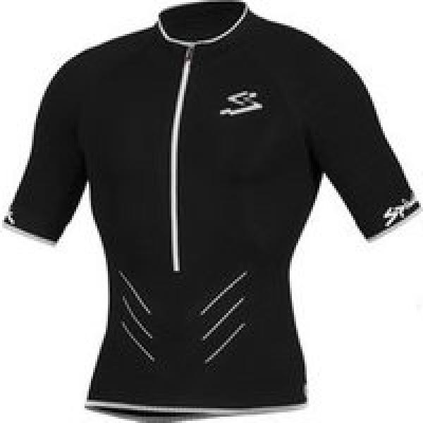 spiuk team biomechanic short sleeve top zwart wit