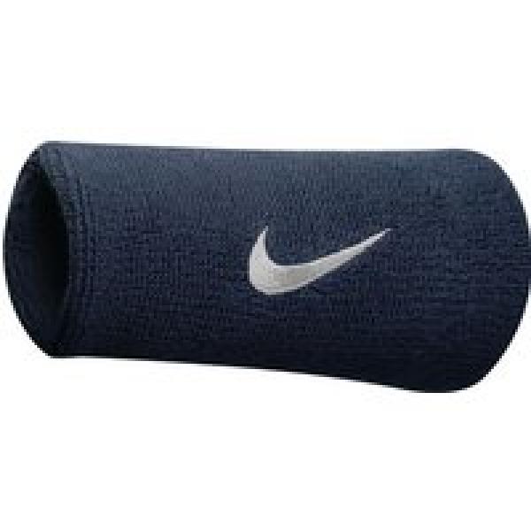 nike swoosh polsband spons hoofdband blauw paar