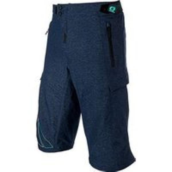 o neal stormrider korte broek zwart blauw wit