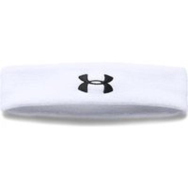 under armour performance sponge hoofdband wit