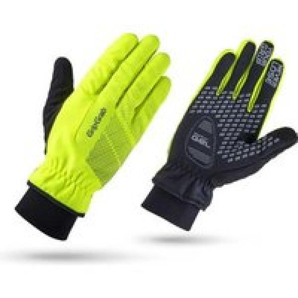 gripgrab ride windproof winterhandschoenen hi vis geel