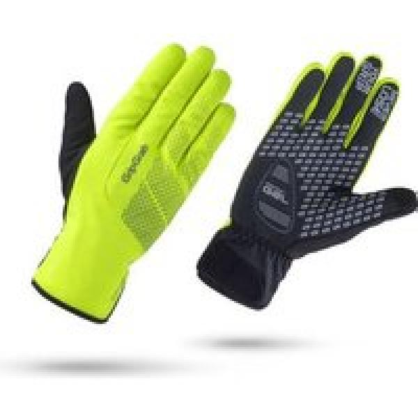 gripgrab ride waterproof winterhandschoenen hi vis geel