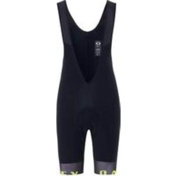 oakley bib short thermisch zwart hi viz geel