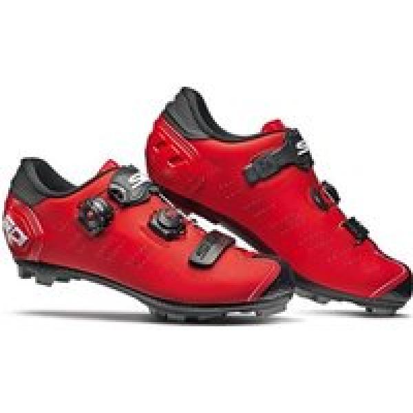 sidi dragon 5 srs mtb schoenen mat rood zwart