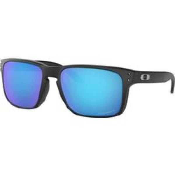 oakley holbrook mat zwart prizm sapphire polarized bril ref oo9102 f055