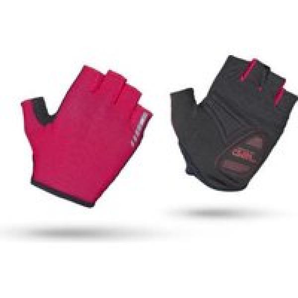 gripgrab solara lightweight padded short gloves red