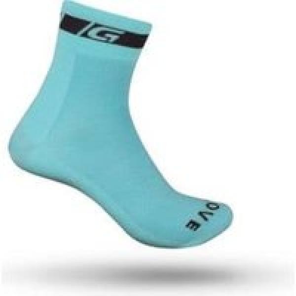 gripgrab classic regular cut socks turquoise blue