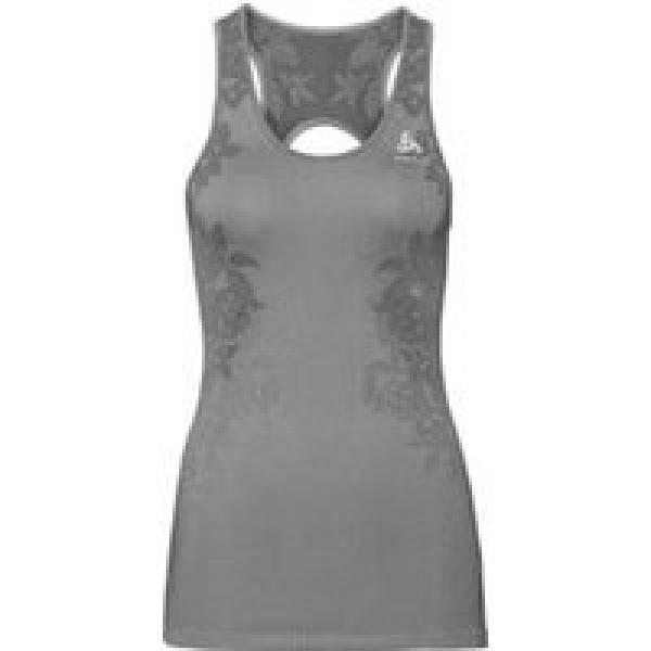 odlo ceramicool blackcomb women s tank grey silver black