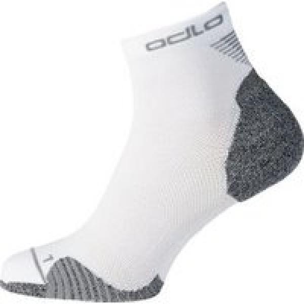 odlo ceramicool quater medium socks white