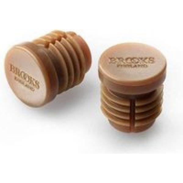 brooks brown handlebar end cap