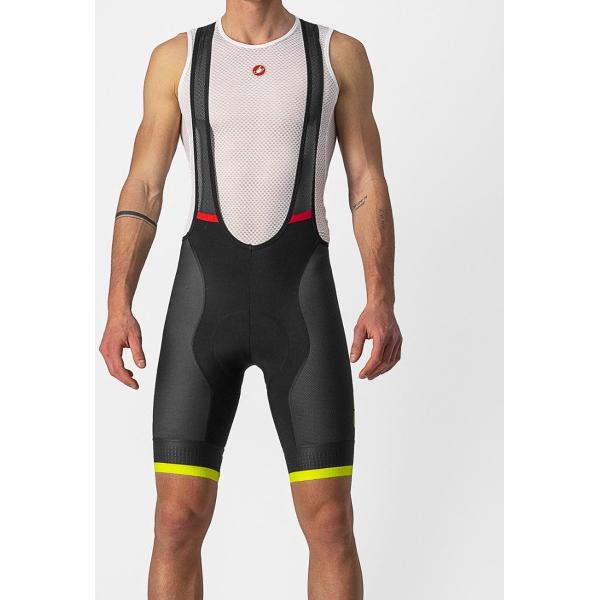 Castelli Koersbroek Heren Zwart Lime - COMPETIZIONE KIT BIBSHORT BLACK ELECTRIC LIME-M