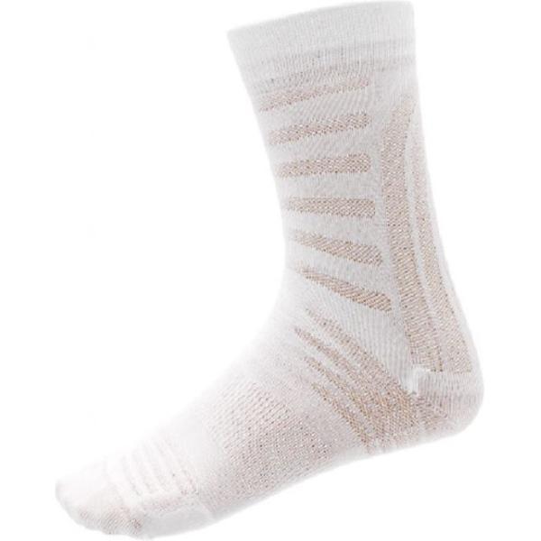 Megmeister Ultralight PP Socks Long White - Fietssokken lang Wit Unisex-S