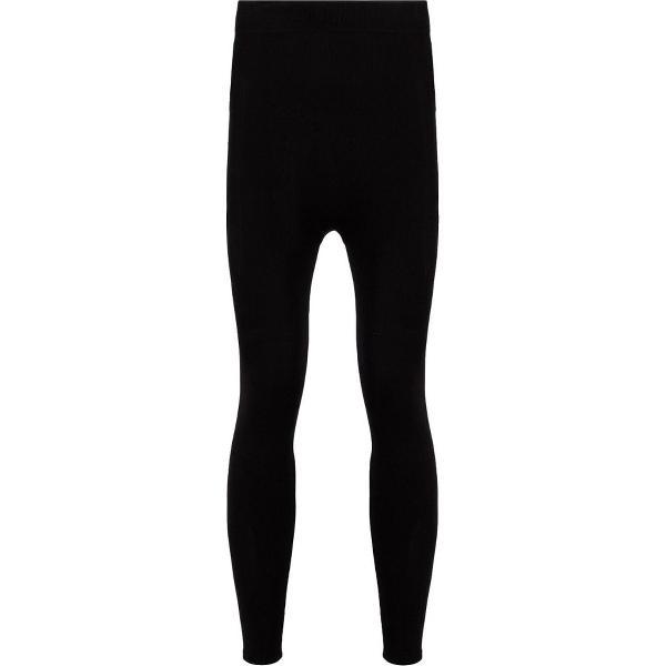 Megmeister Fietsbroek lang zonder bretels Heren Zwart - Eco Merino Tights Black Men - L/XL