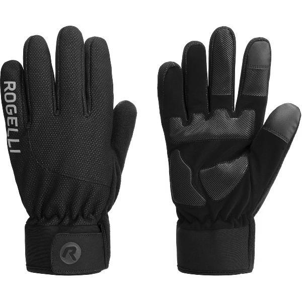 Rogelli Alta Fietshandschoenen Winter - Heren - Thermo Fiets Handschoenen - Winddicht - Touchscreen - Zwart - Maat XL