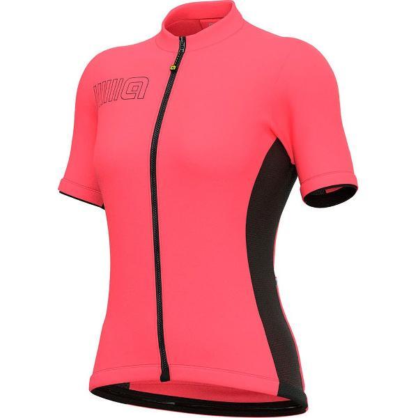 Ale Color Block Korte Mouwen Fietsshirt Roze M Vrouw