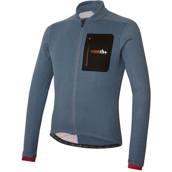 Rh+ All Road Jersey Met Lange Mouwen Blauw M Man