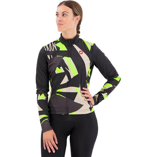 Castelli Tropicale Jersey Met Lange Mouwen Zwart S Vrouw