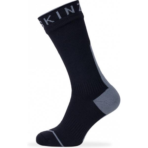 Sealskinz Briston waterdichte sokken Black/Grey - Unisex - maat L