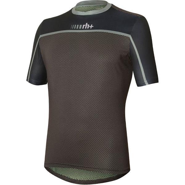 Rh+ Trail Jersey Met Korte Mouwen Zwart 2XL Man