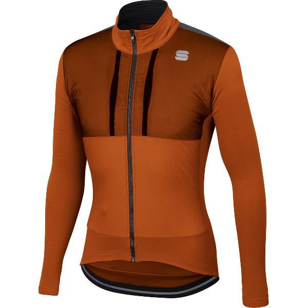 Sportful Fietsjack Heren Oranje / Supergiara Jacket-Sienna - L