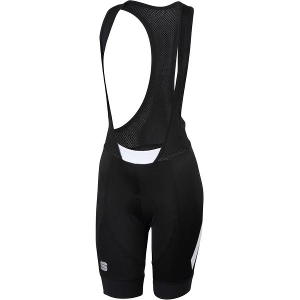 Sportful Fietsbroek met bretels - koersbroek Dames Zwart Wit / SF Neo W Bibshort-Black/White - L