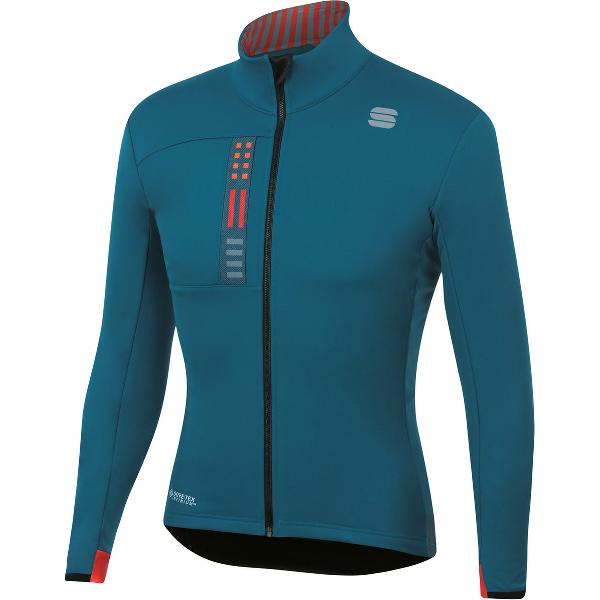 Sportful Fietsjack Heren Blauw - SUPER JACKET BLUE CORSAIR - XL