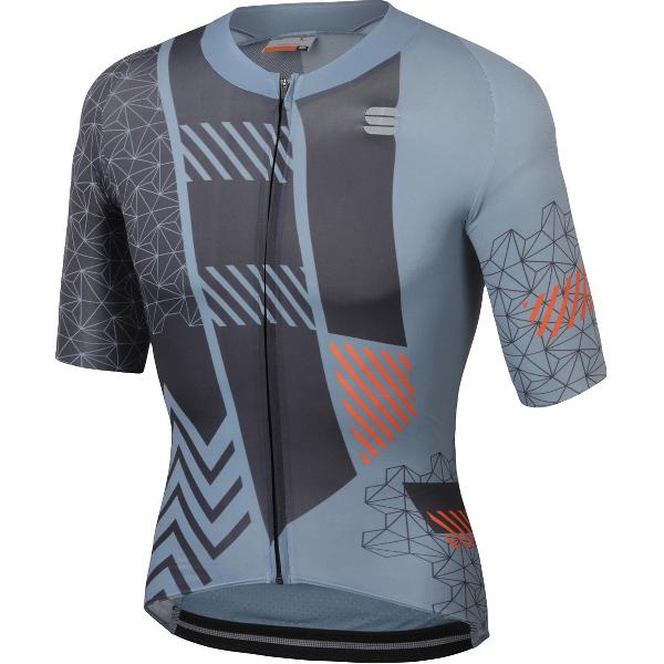 Sportful Fietsshirt Korte mouwen voor Heren Grijs - SF Bomber Jersey-Cement Anthracite - M