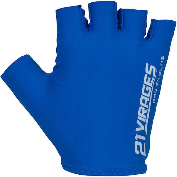 Zomer fietshandschoen 21Virages Lycra Blue - XL