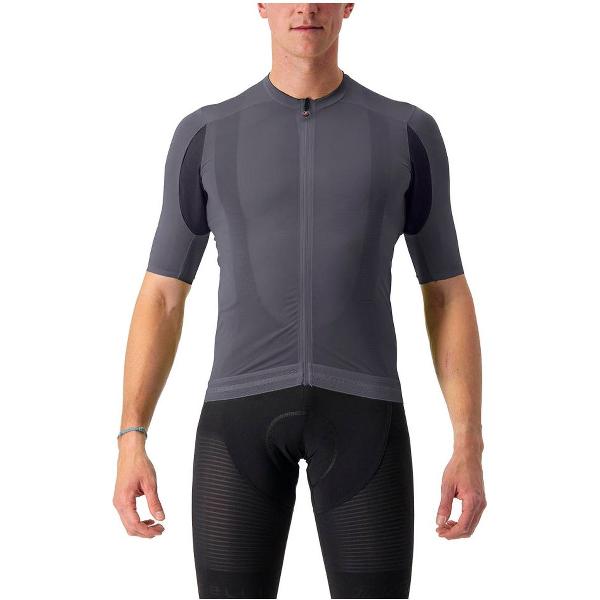 Castelli Superleggera 3 Jersey Met Korte Mouwen Grijs XL Man