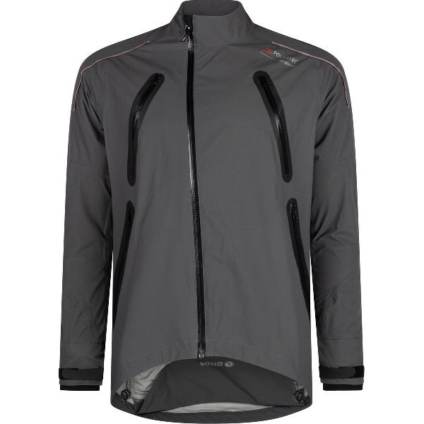 ONDA Fietsjack wind- en waterdicht unisex Grijs - Polartec - S