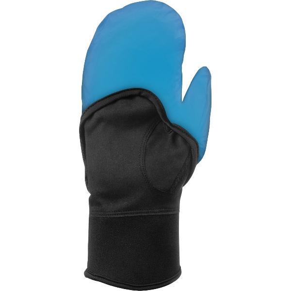 Thermo Winterhandschoenen - Handschoenen en wanten in 1 - Ideaal bij regen en koud weer - Blauw - maat L