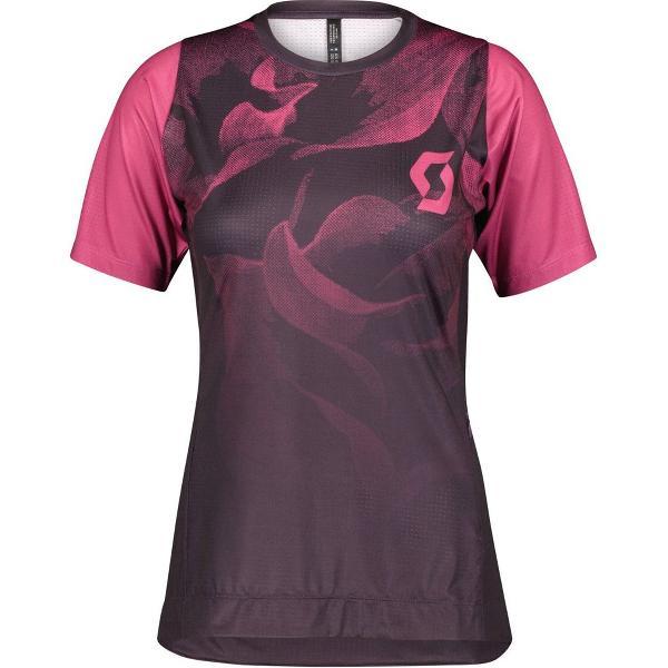 Scott Trail Vertic Pro Korte Mouwen Fietsshirt Roze M Vrouw