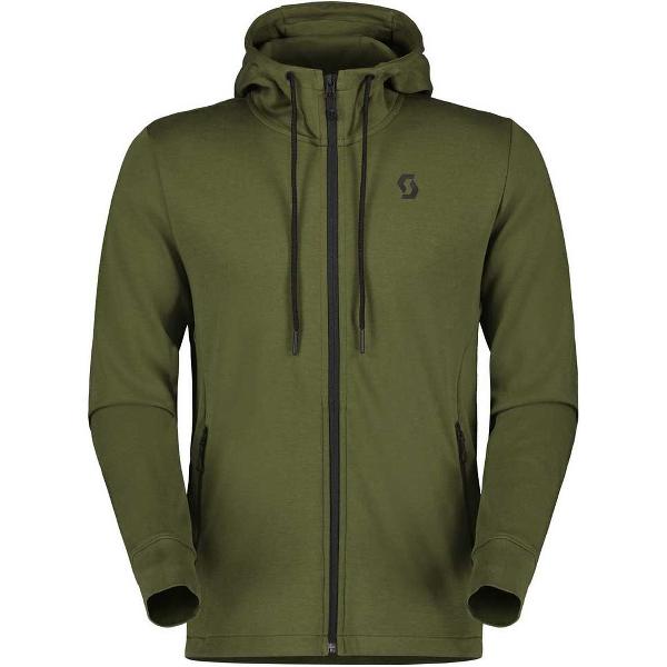 Scott Tech Zip Fleece Groen L Man