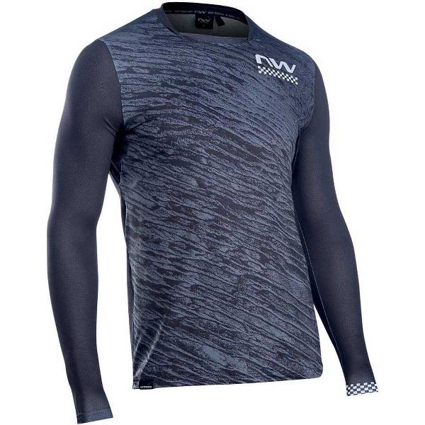 Northwave Bomb Jersey Met Lange Mouwen Blauw M Man