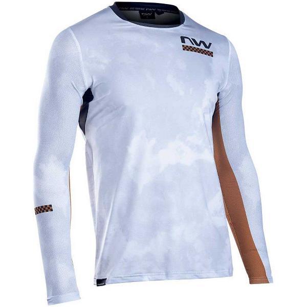 Northwave Bomb Jersey Met Lange Mouwen Blauw XL Man