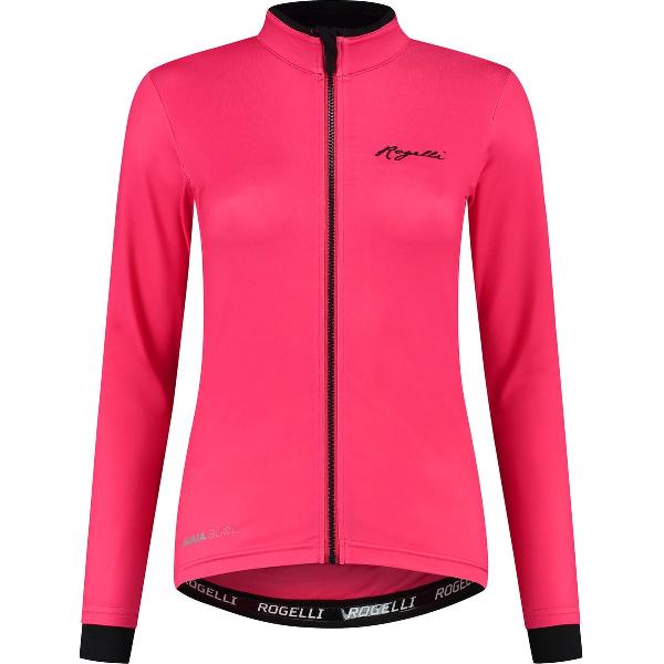 Rogelli Essential Fietsshirt - Lange Mouwen - Dames - Cerise - Maat L